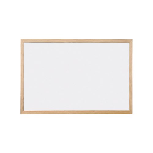 Q-Connect Wooden Frame Whiteboard 600x400mm KF03570