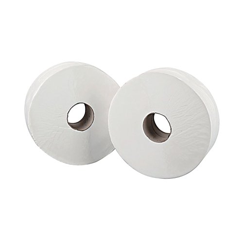 2Work 2-Ply Mini Jumbo Toilet Roll 200 Metres (12 Pack) J26200VW