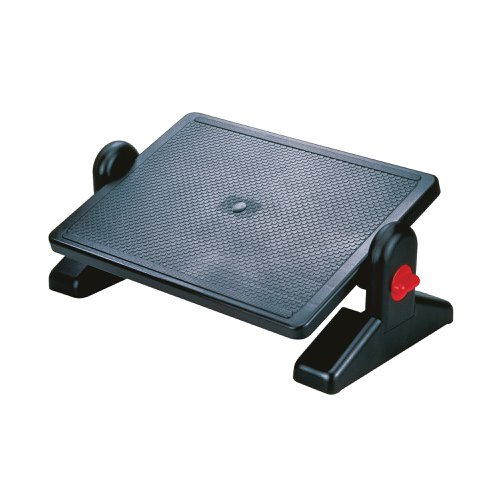 Q-Connect Ergonomic Adjustable Footrest Platform Size 540x265mm Black 29200-70 | VOW