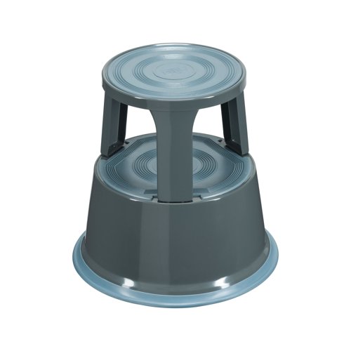 Q-Connect Metal Step Stool Dark Grey KF04846
