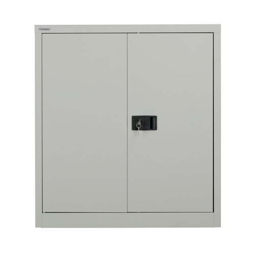 Jemini 2 Door Stationery Cupboard 420x960x1005mm Grey KF08501