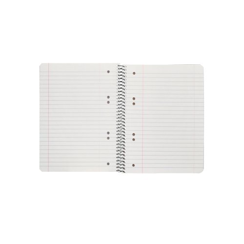 Q-Connect Ruled Margin Spiral Soft Cover Notebook 160 Pages A5 (Pack of 5) KF10039 | VOW