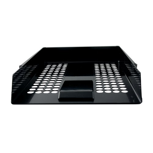 Q-Connect Letter Tray Black CP159KFBLK Letter Trays KF10050