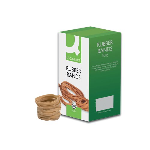 Q-Connect Rubber Bands No.63 76.2 x 6.3mm 500g KF10548