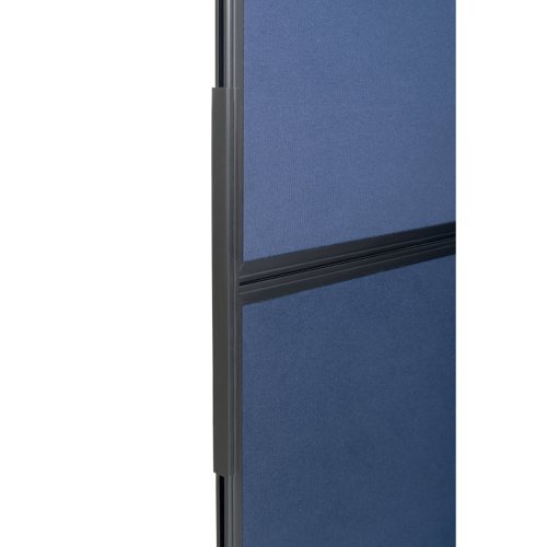 Q-Connect 7 Panel Display Board 1800x1800mm Blue/Grey DSP330517