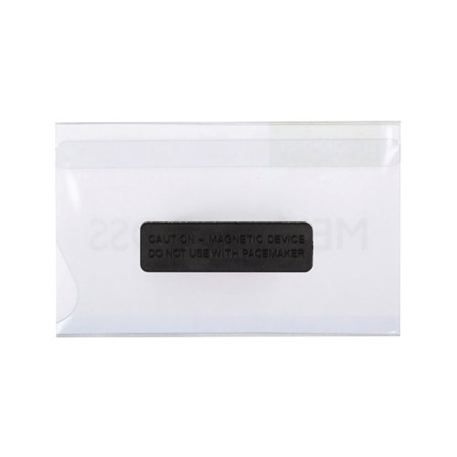 Q-Connect Soft Name Badge with Magnetic Clip 54x90mm (Pack of 25) KF14138