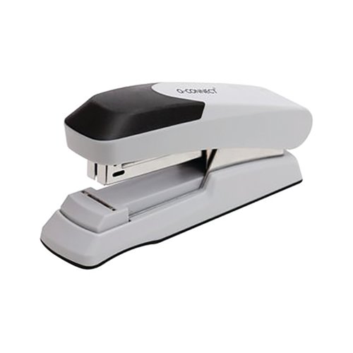 Q-Connect Flat Clinch Half Strip Stapler Black/Grey KF14213