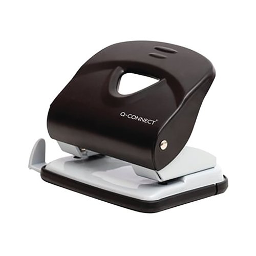 Q-Connect Standard Duty Metal Desk Hole Punch Black KF14220
