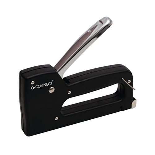 Q-Connect Lightweight Hand Tacker 23/6-8 Staples Black KF14224