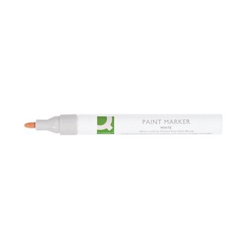 Q-Connect Paint Marker Pen Medium White (10 Pack) KF14452 | VOW