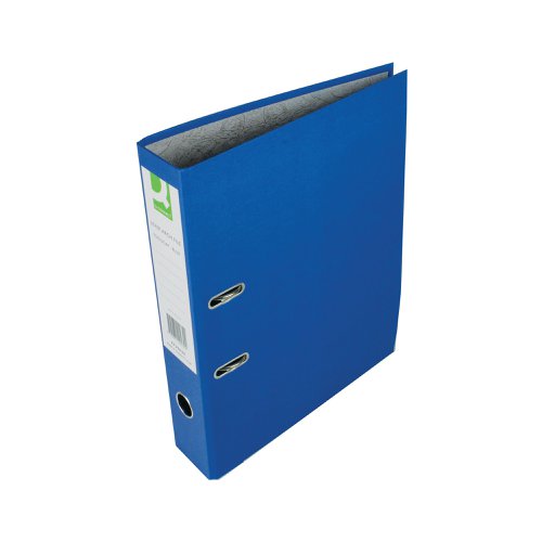 Q Connect Lever Arch File Paperbacked Foolscap Blue Pack Of 10 Kf20030