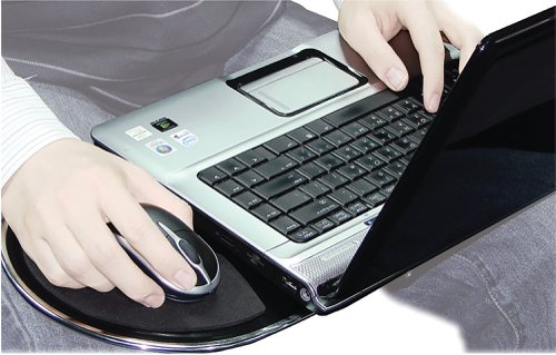 Q-Connect Aluminium Laptop Stand Black/Silver KF20077