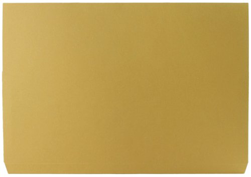 Q-Connect Document Wallet Foolscap Yellow (Pack of 50) KF23017