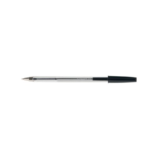 KF26040 | Choose this pack of 50 Q-Connect Medium Ballpoint Pens for affordable, high quality writing. Perfect for use in homes, offices and schools, with smooth-flowing ink that lasts. The medium nib, made from tough tungsten carbide, is ideal for general handwriting and drawing with bold lines. The long-lasting black ink is designed for archival use, and the cap is ventilated for extra safety. This pack contains 50 black pens.