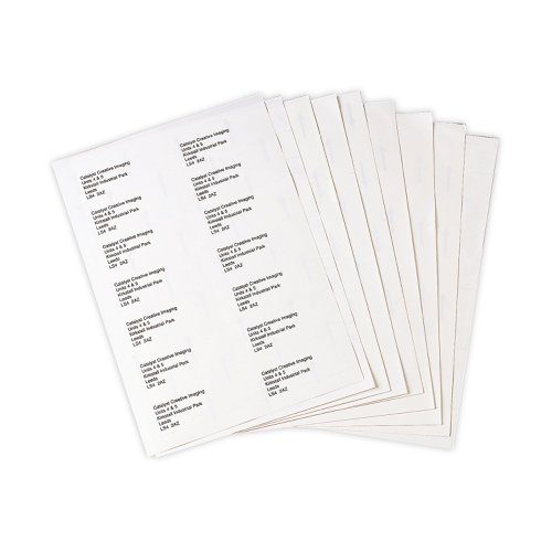 Q-Connect Multipurpose Labels 199.6x289mm 1 Per Sheet White (100 Pack) KF26050