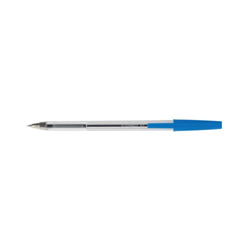 KF34043 | Choose this pack of 20 Q-Connect Blue Medium Ballpoint pens for affordable, high quality writing. Perfect for use in homes, offices and schools, with smooth-flowing ink that lasts. The medium nib, made from tough tungsten carbide, is ideal for general handwriting and drawing with bold lines. The long-lasting blue ink is designed for archival use, and the cap is ventilated for extra safety. This pack contains 20 blue pens.