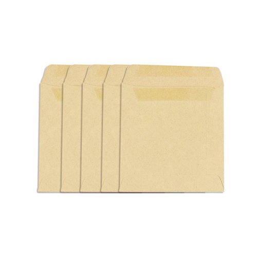 Q-Connect Envelope Wage 108x108mm Plain Self Seal 90gsm Manilla (Pack of 1000) KF3420