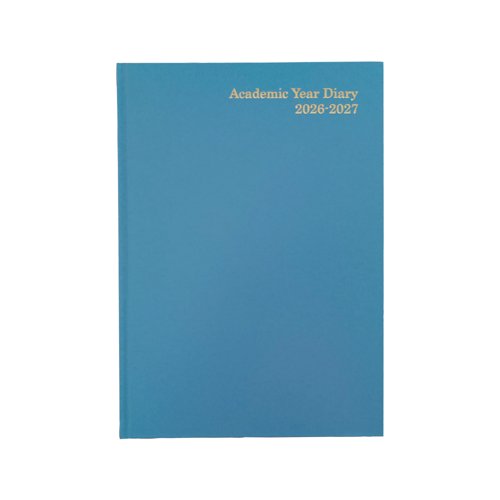 Academic Diary Week To View A4 Sky Blue 2026-2027 FS669168