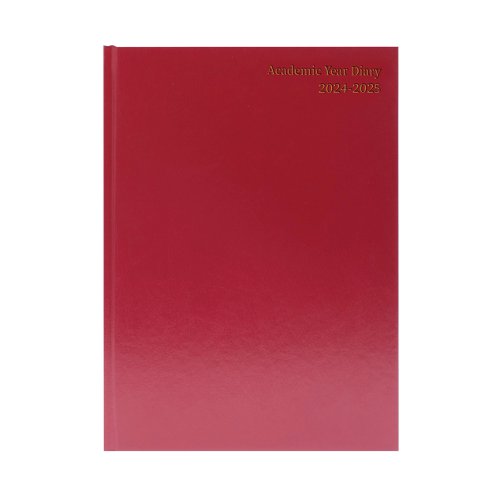 KF3A5ABG24 | Ideal for students, teachers or anybody working in the education sector, this academic A5 diary runs from July 2024 to July 2025 with a week to view format with ample space for noting down assignments, deadlines, meetings and appointments. The diary includes reference calendars on each page and yearly planners at the front and back of the book. A ribbon marker helps you to find your place within the book.