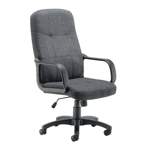 Arista Franca High Back Executive Chair 700x660x1180mm Charcoal KF50161 | KF50161 | VOW