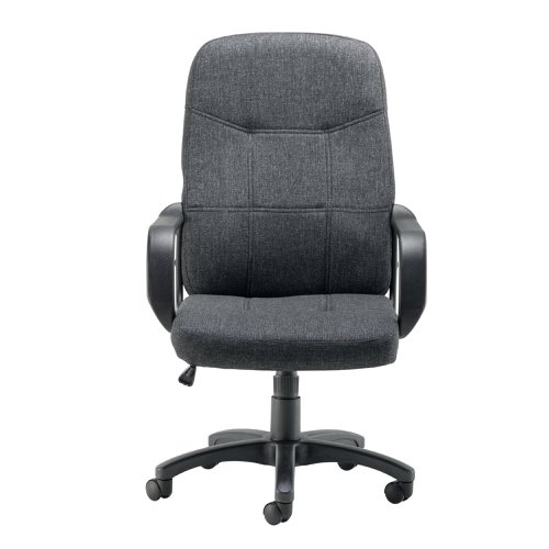 Arista Franca High Back Executive Chair 700x660x1180mm Charcoal KF50161 | KF50161 | VOW