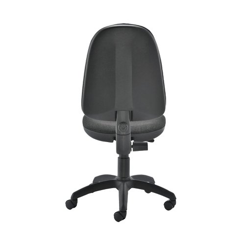 Jemini High Back Operator Chair 600x600x1000-1130mm Charcoal KF50172