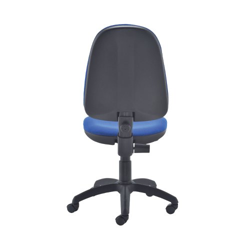 Jemini High Back Operator Chair 600x600x1000-1130mm Blue KF50174