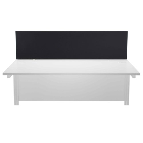 Astin Desk Mounted Screen 1590x27x390mm Black KF70005