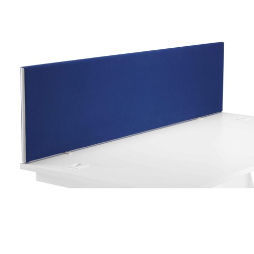 Astin Desk Mounted Screen 1590x27x390mm Royal Blue KF70006 Desk Mounted Screens KF70006