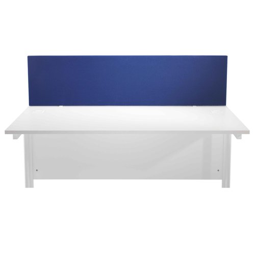 Astin Desk Mounted Screen 1590x27x390mm Royal Blue KF70006 Desk Mounted Screens KF70006