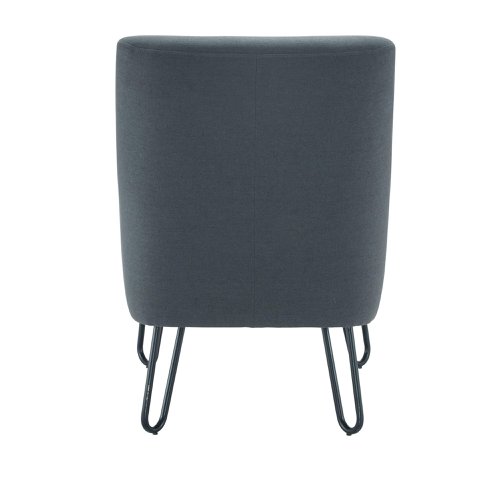 Jemini Daveen Reception Wire Frame Armchair 650x800x860mm Grey KF70021 | VOW