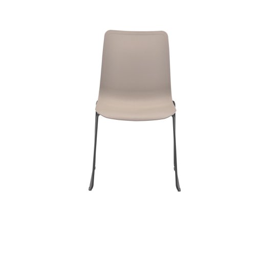 Astin Logi Skid Chair 530x530x860mm Grey KF70030