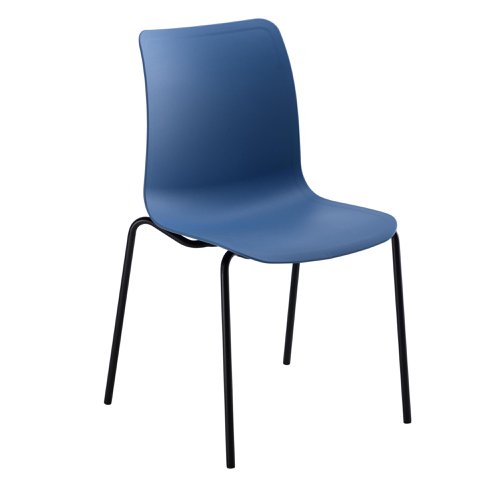 Jemini Flexi 4 Leg Chair 520x530x850mm Blue KF70032