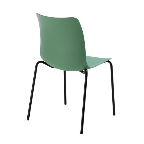 Jemini Flexi 4 Leg Chair 520x530x850mm Green KF70033