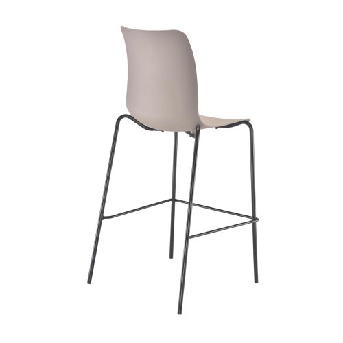 Jemini Flexi High Stool 570x575x1160mm Grey KF70038