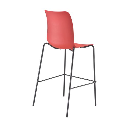 Jemini Flexi High Stool 570x575x1160mm Red KF70039