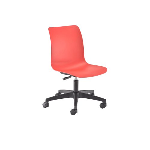 Jemini Flexi Swivel Chair 630x530x825-935mm Red KF70043