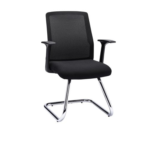 Jemini Denali Visitor Chair 600x580x890mm Black KF70061 | VOW