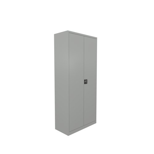 Jemini Steel Janitorial Cleaning Cupboard 800x1800mm Silver KF70110