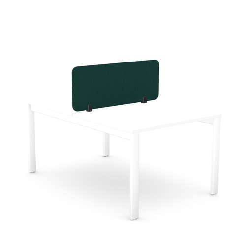 Serrion PET Desk Mounted Straight Top Acoustic Screen 1190x400mm Green KF70120