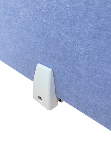 Serrion Desk Edge Clamp Screen Holder for Single PET Desk Mounted Screen White KF70127