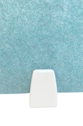 Serrion Under Desk Fixed Screen Holder for Single PET Bench Mounted Screen White KF70129