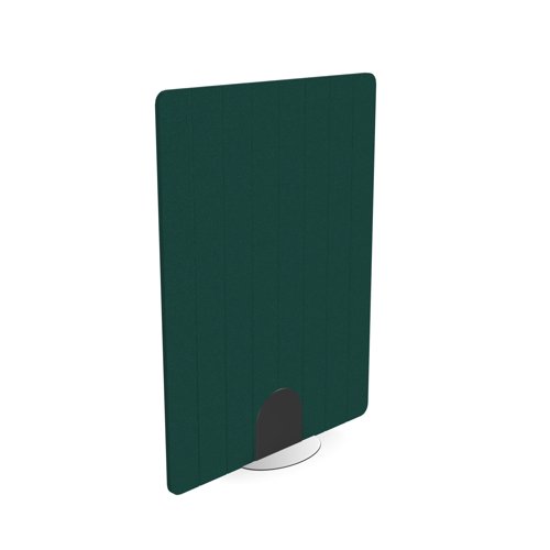 Serrion PET Freestanding V-Groove Acoustic Screen 1200x1600mm Green KF70141