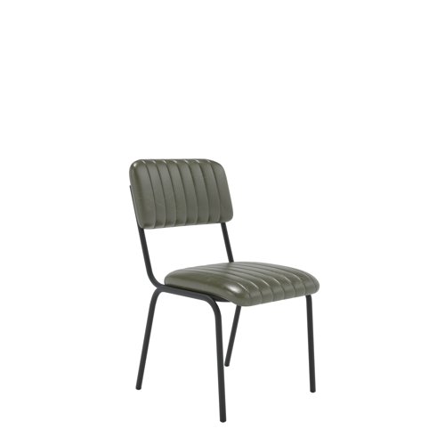 Tovi Side Chair Green with Black Frame KF70145