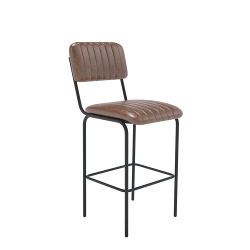 Tovi High Chair Brown with Black Frame KF70146