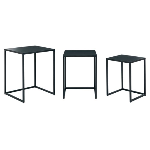 Jemini Cube Nest Coffee Tables Black KF70316 | VOW