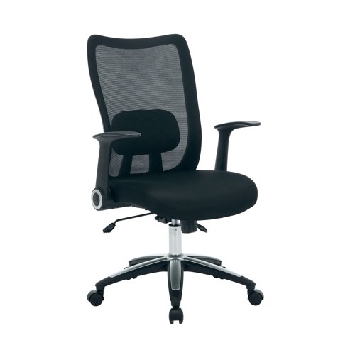 Jemini Zumo Chair with Folding Arms Light Grey KF70318