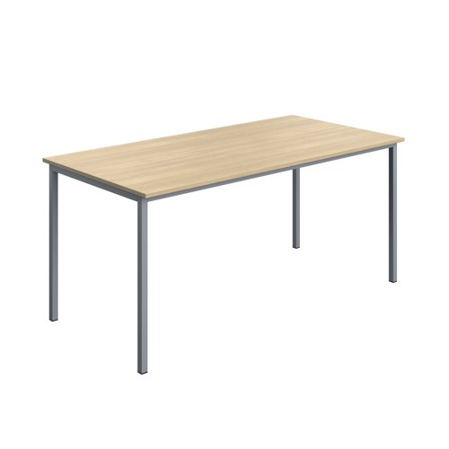 Serrion Multipurpose Table 1600x800x730mm Oak/Silver KF800251