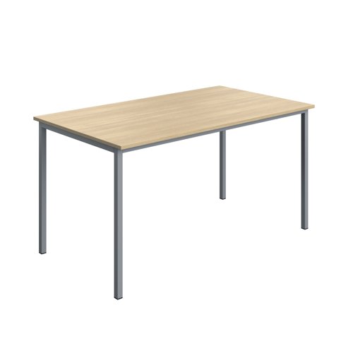 Serrion Multipurpose Table 1400x800x730mm Oak/Silver KF800268