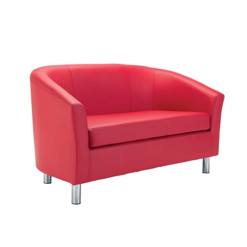 Jemini Tub Sofa Polyurethane Red KF70358